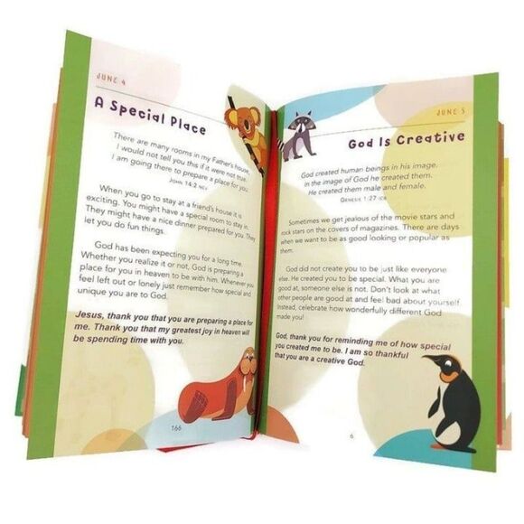 Devotional for Kids 365 Daily Devotions Faux Leather Cover Book - Picture 3 of 5